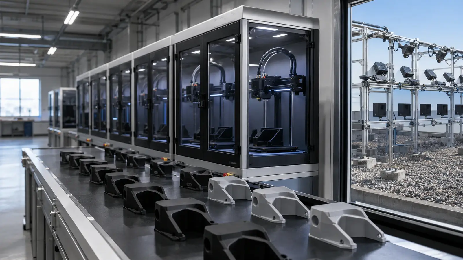 Серійний друк функціональних деталей з ABS+ та ASA у закритих 3D-принтерах